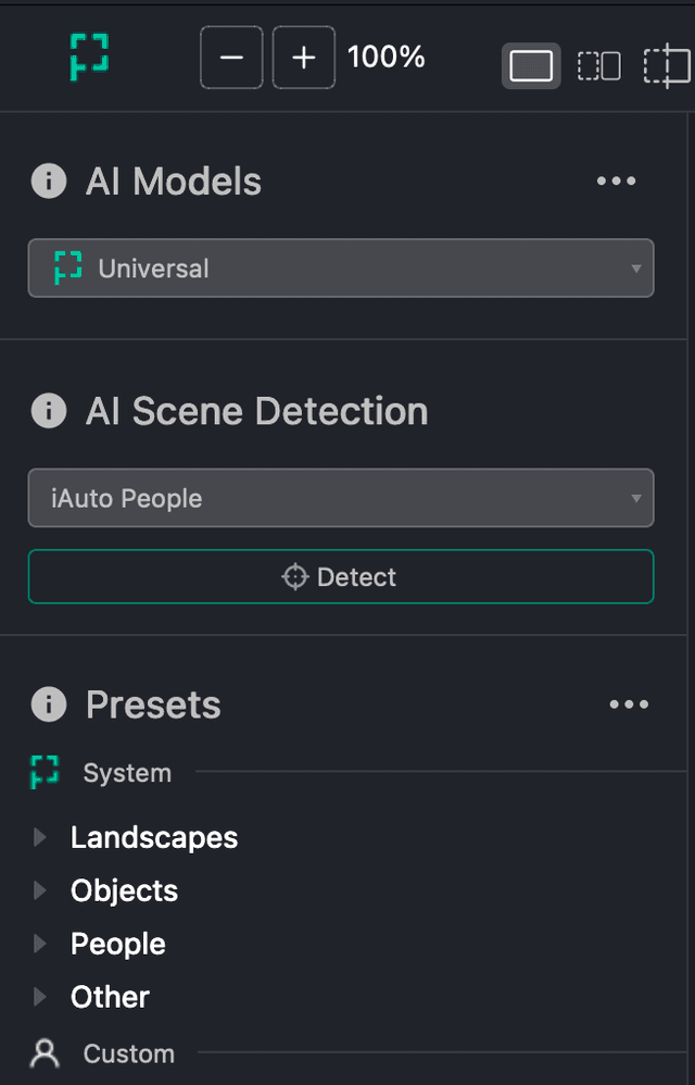 Workbench presets